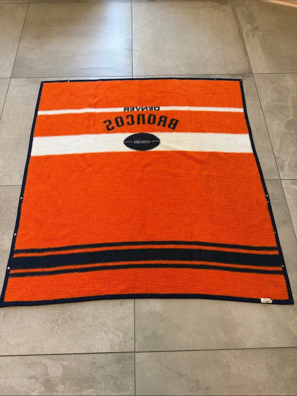 Vintage Biederlack Denver Broncos 
